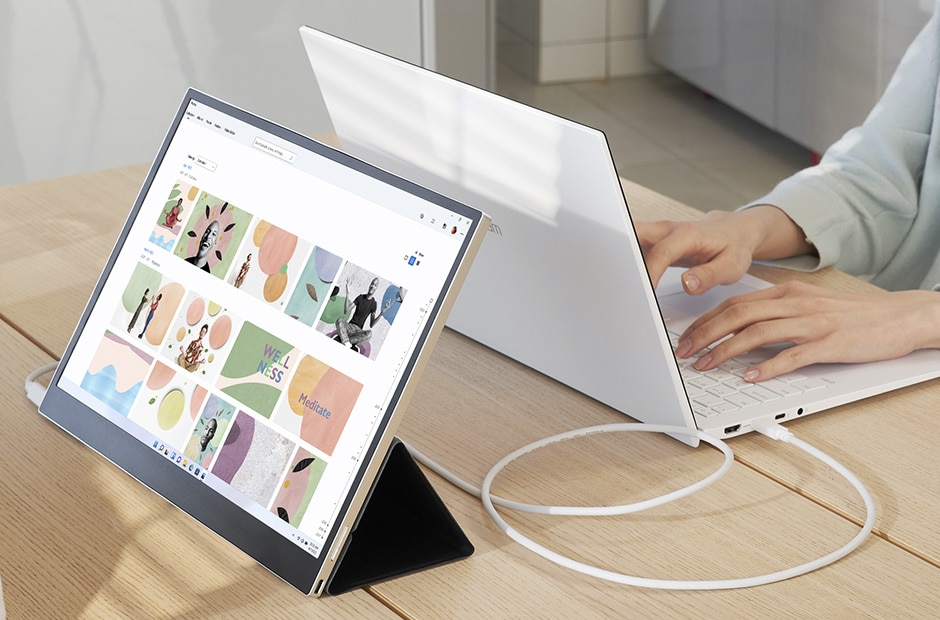 16'' LG gram +view IPS Portable Monitor | 16MQ70.ASDU | LG